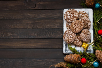 Fototapeta premium Biscuits with cracks