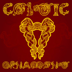 Celtic decorative  ornament