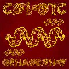 Celtic decorative  ornament
