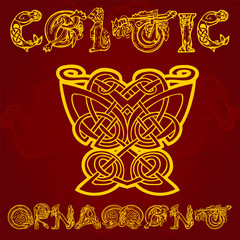 Celtic decorative  ornament