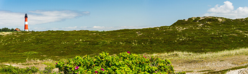 Panorama Lighthouse Hörnum and Hörnum-Odde - Sylt, Germany