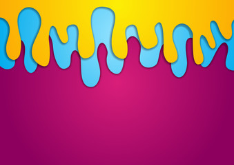 Colorful abstract wavy corporate background