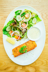 Salmon steak