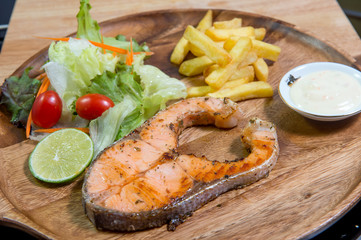 salmon steak