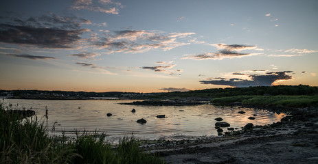 Obraz premium Nevlunghavn Area in Norway