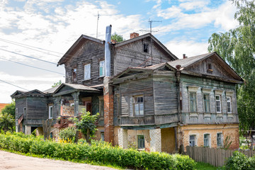 Former mansion of the Nelubovs of the 19th century. Maloyaroslavets, Russia
