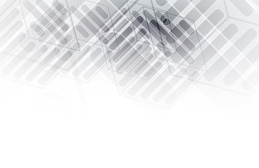 Neural network concept. Connected cells with links. High technology process. Abstract background