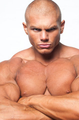 Portrait of bodybuilder
