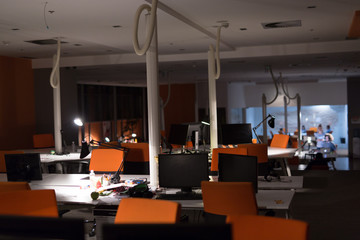 Business Team At A Meeting at modern office building