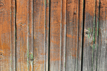 Fototapeta na wymiar Rusty iron wall covered with paint