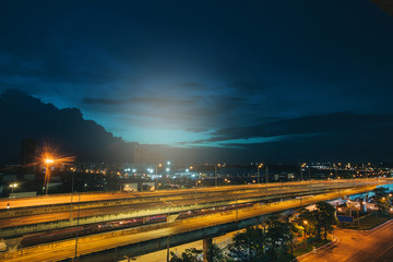 City in the Twilight Saga With beautiful freeways and streaks