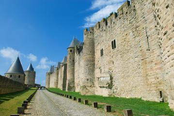 Fototapeta na wymiar Carcassonne, cité médiévale