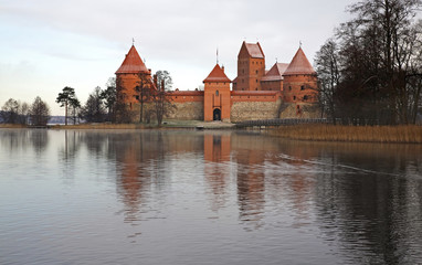 Island Castle in Trakai. Lithuania