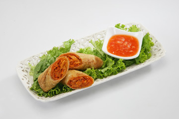 Fresh Vegetable Spring  Roll or Burrito