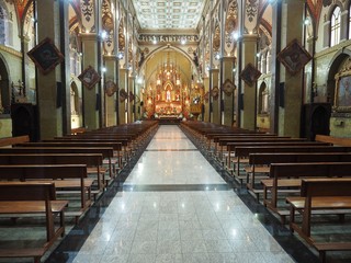 Fototapeta na wymiar Eglise de Baños Equateur