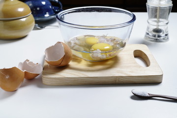 Thai style shrimp omelet