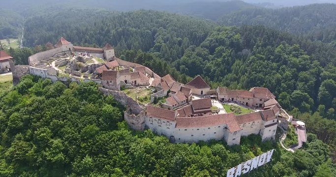 Medieval Fortress Rasnov in Transylvania, Romania