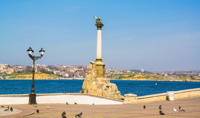 Embankment of the Black Sea in Sevastopol
