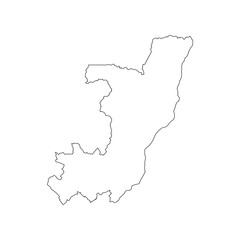 Republic of the Congo map outline