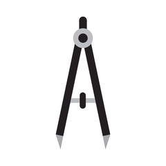 Geometry compass isolated icon vector illustration design