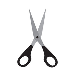 Scissors icon over white background vector illustration