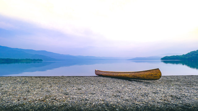 Boan at Kusharoko Lake in Hokkaido, Japan