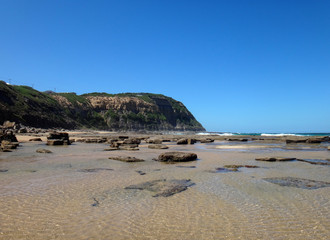Waterfront scene of Newcastle, NSW Central Coast Australia.