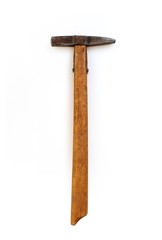 Little hammer on a white background