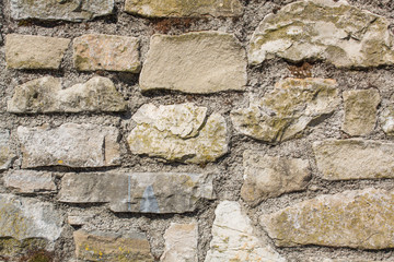 Old brick and stone wall