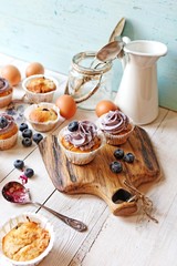 Lemon blueberry cupcakes