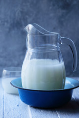 Pitcher in a bowl