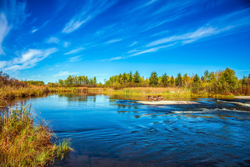Fototapeta premium Calm Winnipeg River
