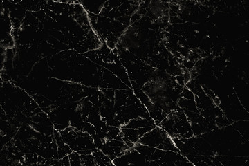 Black marble texture with natural pattern for background.