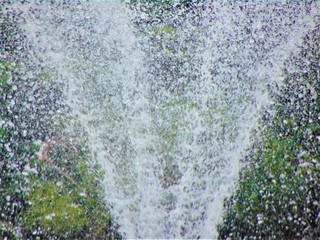Close Up of Spraying Water