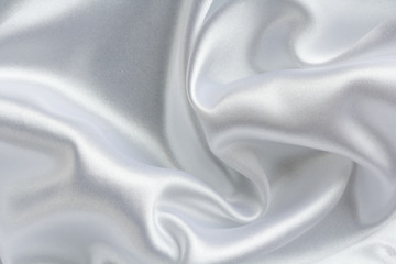 white  fabric with large folds,  abstract  background