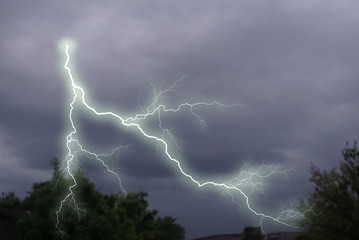 Lightning over Munich, Germany