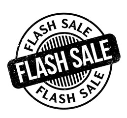 Flash Sale rubber stamp. Grunge design with dust scratches. Effects can be easily removed for a clean, crisp look. Color is easily changed.