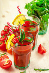 Bloody mary cocktail