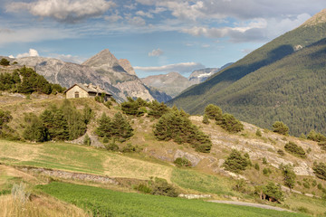 Fototapeta na wymiar Chalet de montagne vers Aussois - Savoie
