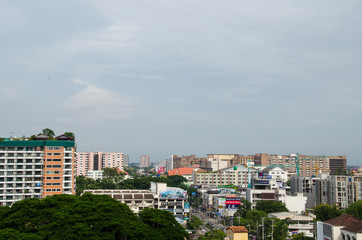 The Cloud on the sky above Chiangmai CIty and the logistic.