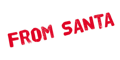 From Santa rubber stamp. Grunge design with dust scratches. Effects can be easily removed for a clean, crisp look. Color is easily changed.