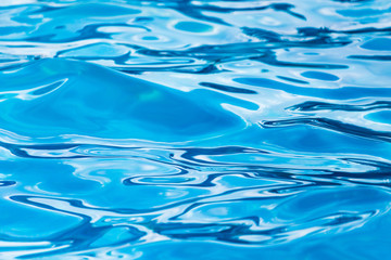 The smooth water in the pool as a background