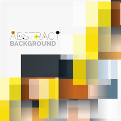 Abstract blocks template design background, simple geometric shapes on white, straight lines and rectangles