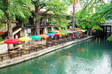 Foto op Plexiglas River walk in San Antonio © andreykr