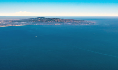 Aerial view of Rancho Palos Verdes, Los Angeles, CA