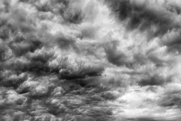 Obraz premium Dark clouds on the sky