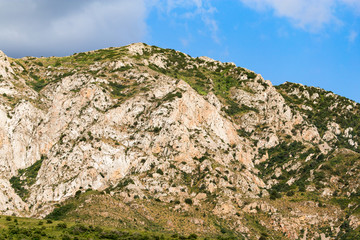 Beautiful mountains of the Tien Shan range in Kazakhstan