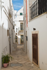 Fototapeta premium Alleyway. Locorotondo. Puglia. Italy. 