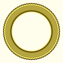 Golden frame border