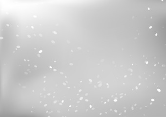 Abstract soft glitters on blurred gray background